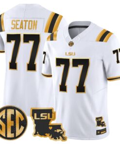 LSU 2026 Louisiana Patch Gold Vapor Limited Jersey - Stitched by Digigearus