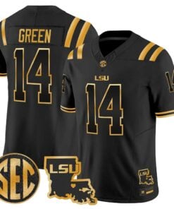LSU 2026 Louisiana Patch Gold Vapor Limited Jersey - Stitched by Digigearus