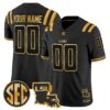 LSU 2026 Louisiana Patch Gold Vapor Limited Custom Jersey - Stitched by Digigearus