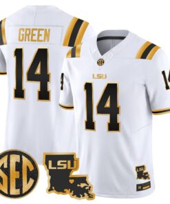 LSU 2026 Louisiana Patch Gold Vapor Limited Jersey - Stitched by Digigearus