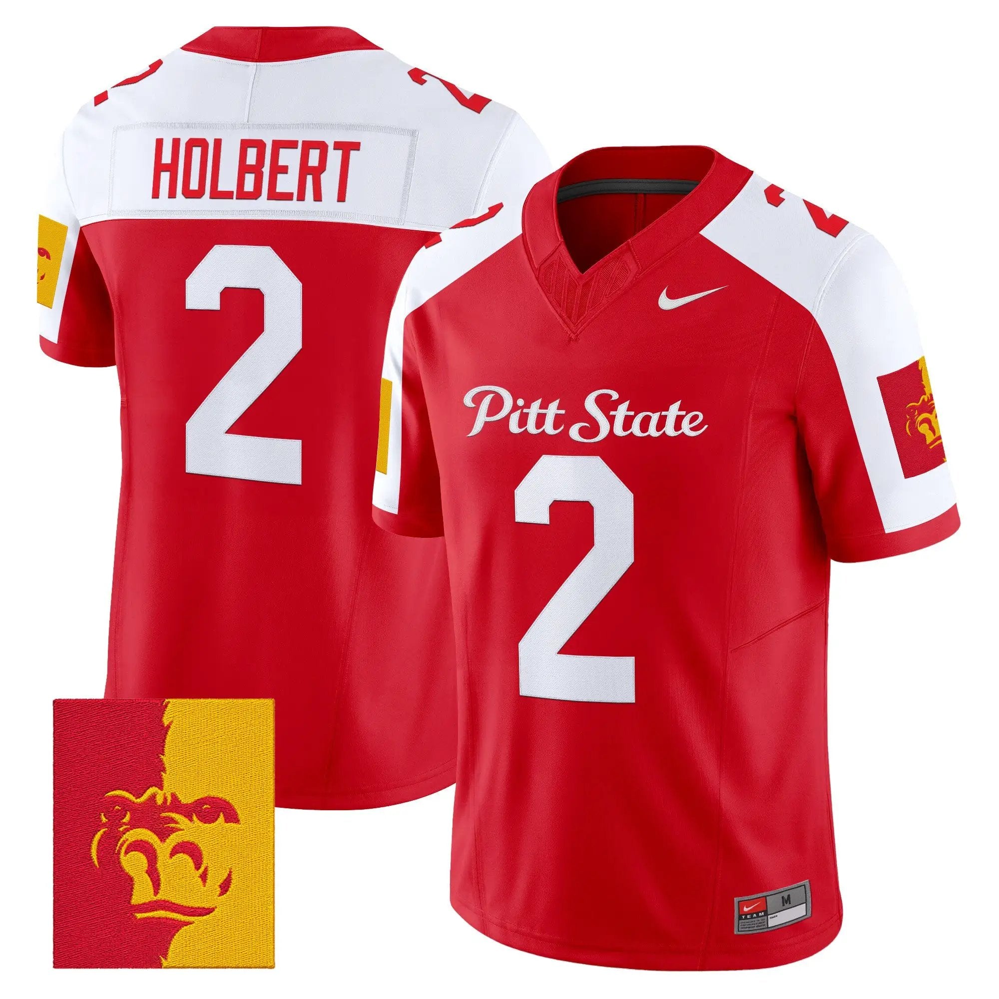 Pittsburg State Athletics 2026 Vapor Limited Jersey - Stitched by Digigearus