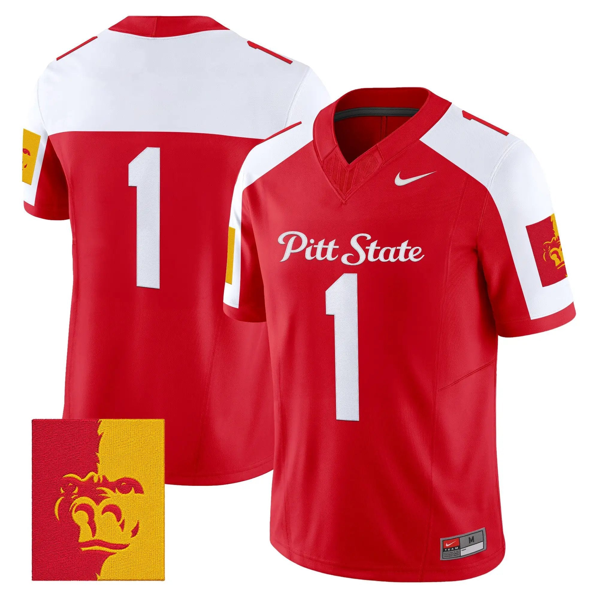 Pittsburg State Athletics 2026 Vapor Limited Jersey - Stitched by Digigearus