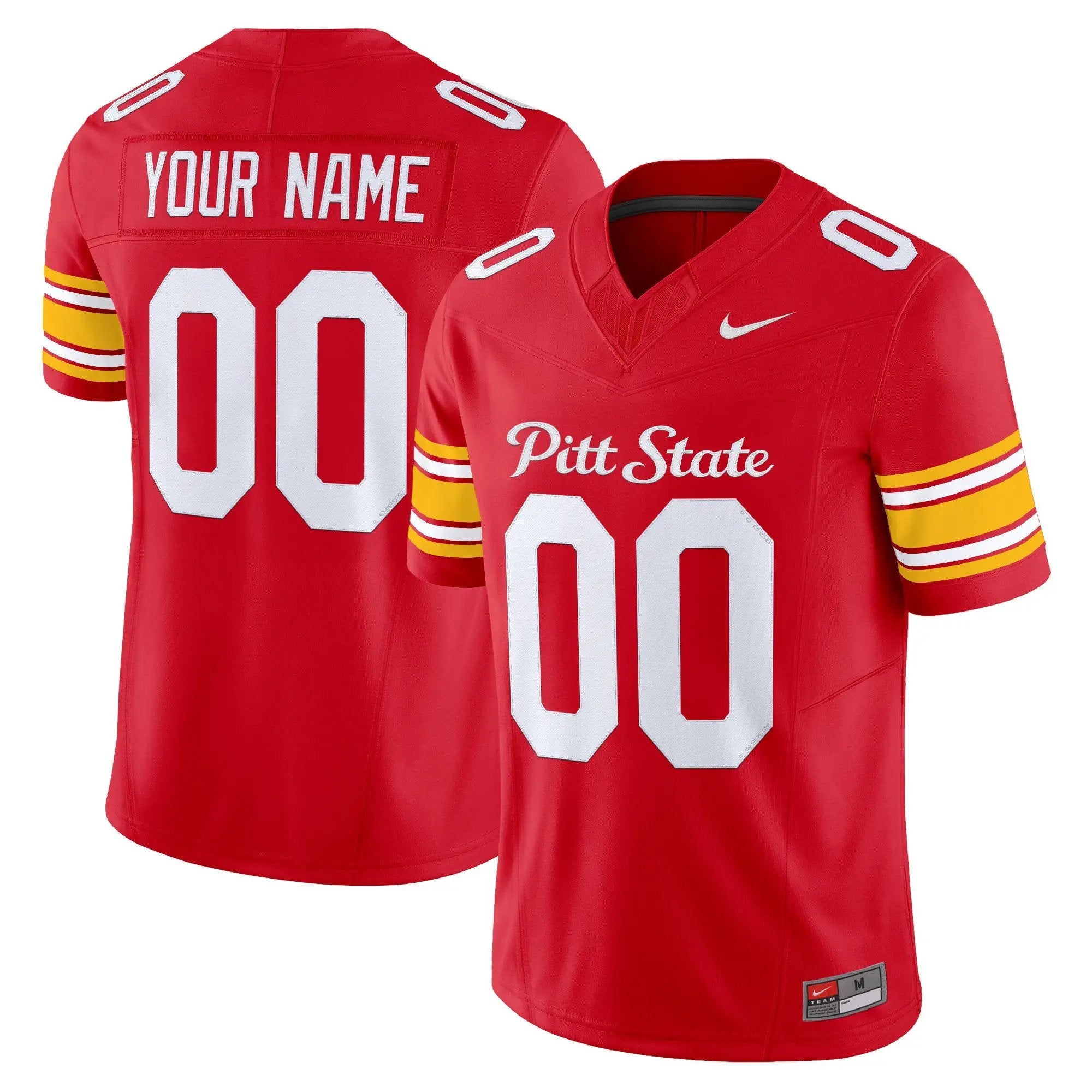 Pittsburg State Athletics 2026 Vapor Limited Custom Jersey - Stitched by Digigearus