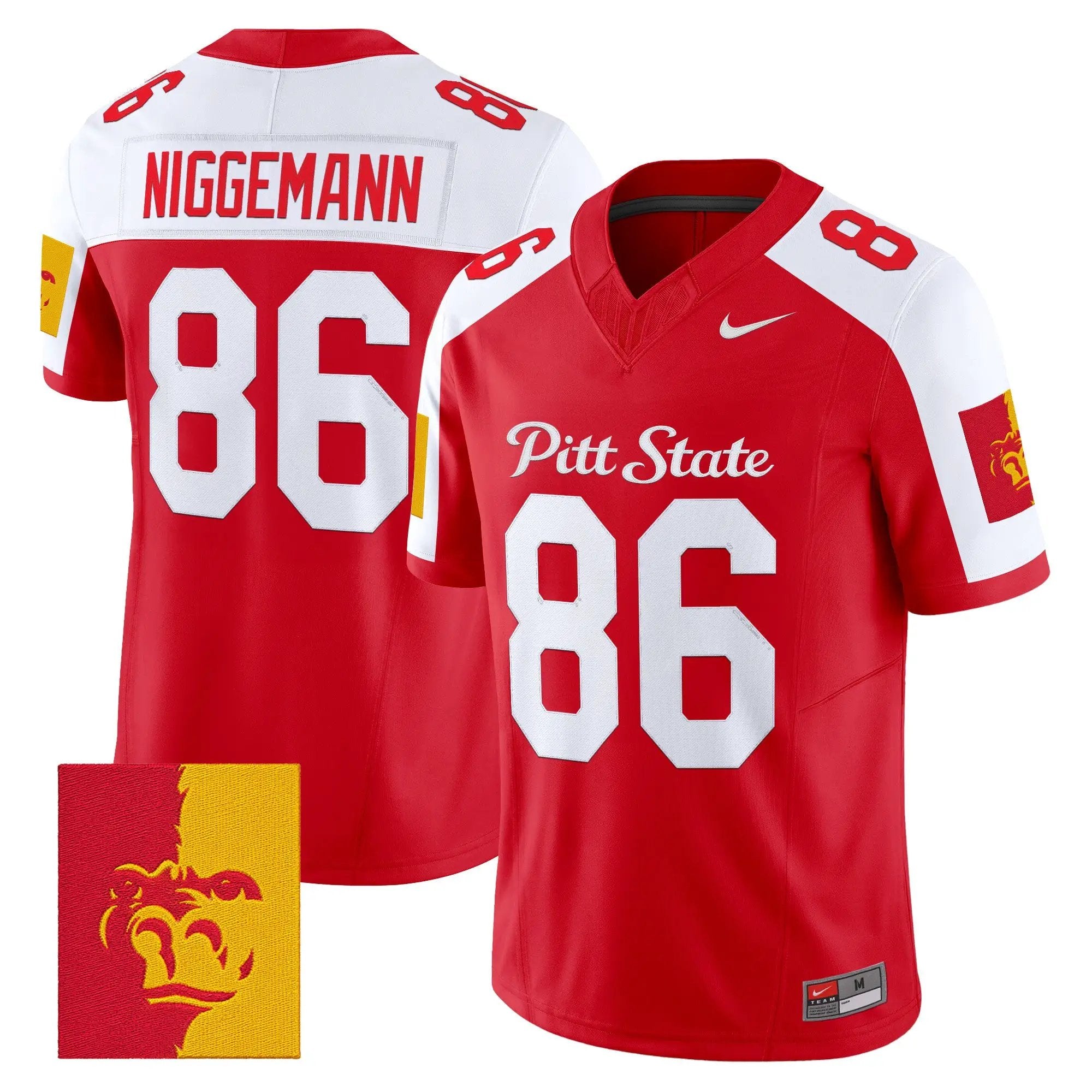 Pittsburg State Athletics 2026 Vapor Limited Jersey - Stitched by Digigearus