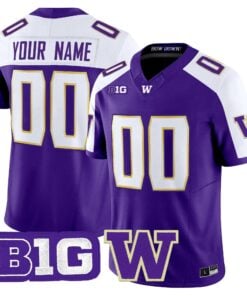 Washington Huskies 2026 Vapor Limited Custom Jersey - Stitched 8 Washington Huskies 2026 Vapor Limited Custom Jersey - Stitched by Digigearus