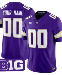 Washington Huskies 2026 Vapor Limited Custom Jersey - Stitched by Digigearus