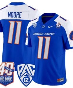 Boise State Broncos 2026 Vapor Limited Jersey - 40th Anniversary Patch - Stitched 40 BSU 2026 Vapor Limited Jersey - 40th Anniversary Patch - Stitched by Digigearus