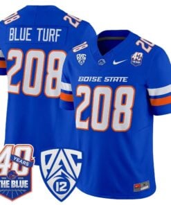 Boise State Broncos 2026 Vapor Limited Jersey - 40th Anniversary Patch - Stitched 50 BSU 2026 Vapor Limited Jersey - 40th Anniversary Patch - Stitched by Digigearus