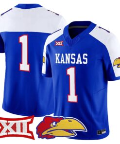 Kansas Jayhawks 2026 Vapor Limited Jersey - Stitched 81 KU 2026 Vapor Limited Jersey - Stitched by Digigearus