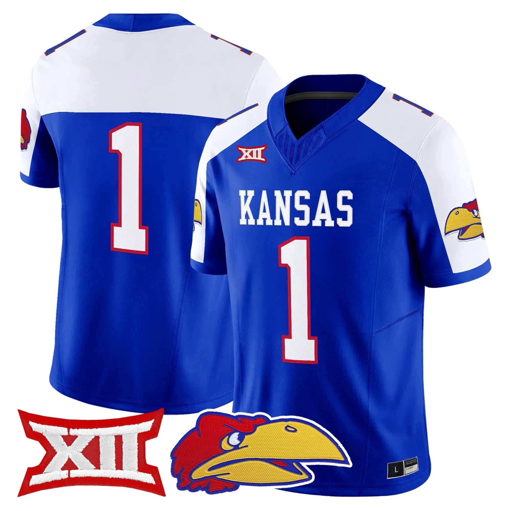 Kansas Jayhawks 2026 Vapor Limited Jersey - Stitched 38 KU 2026 Vapor Limited Jersey - Stitched by Digigearus