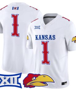 Kansas Jayhawks 2026 Vapor Limited Jersey - Stitched 50 KU 2026 Vapor Limited Jersey - Stitched by Digigearus