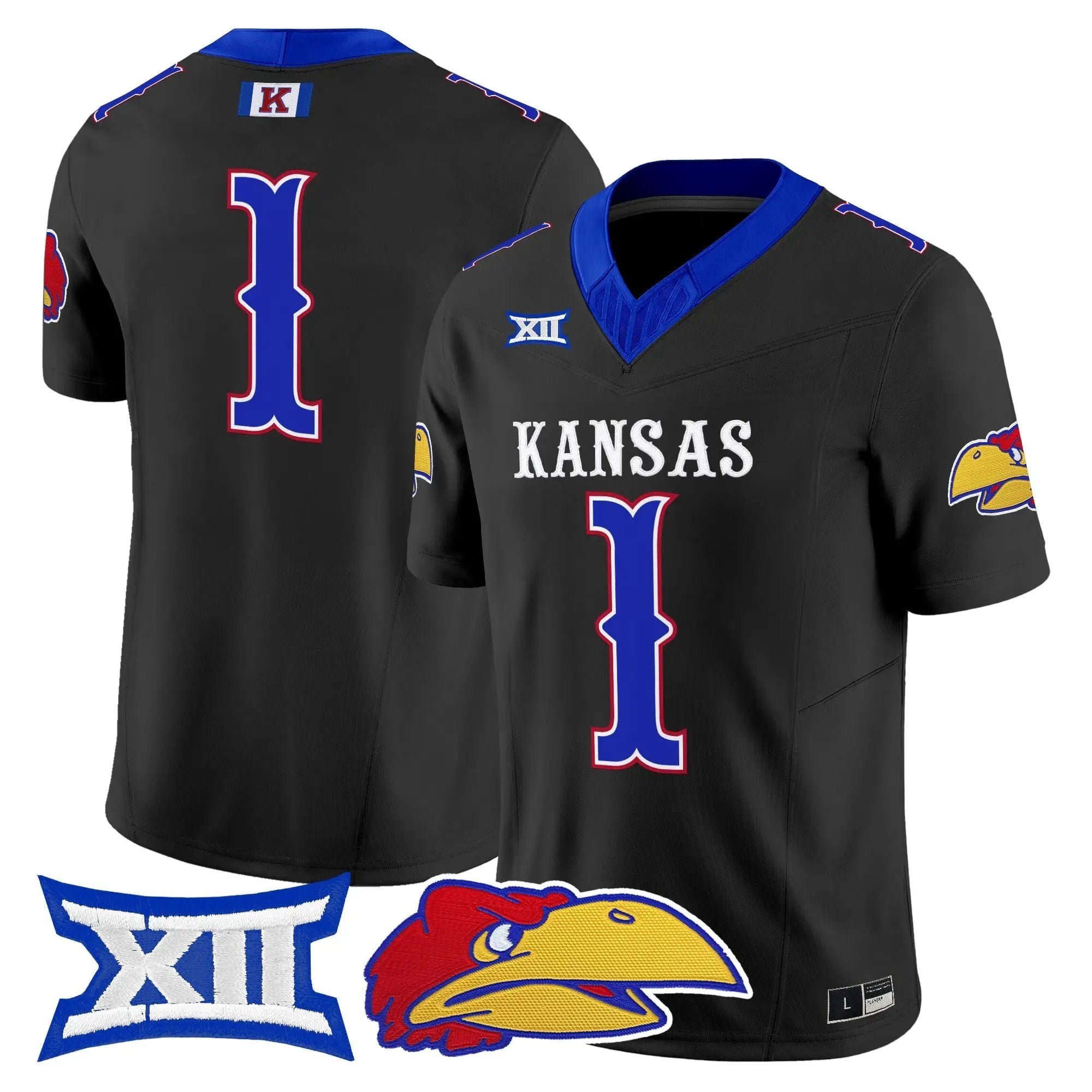 Kansas Jayhawks 2026 Vapor Limited Jersey - Stitched 15 KU 2026 Vapor Limited Jersey - Stitched by Digigearus