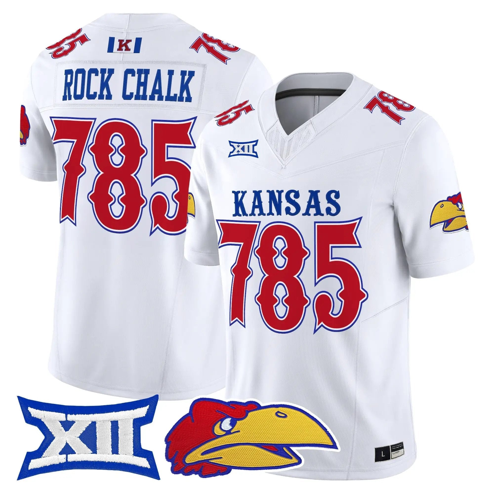 Kansas Jayhawks 2026 Vapor Limited Jersey - Stitched 2 KU 2026 Vapor Limited Jersey - Stitched by Digigearus