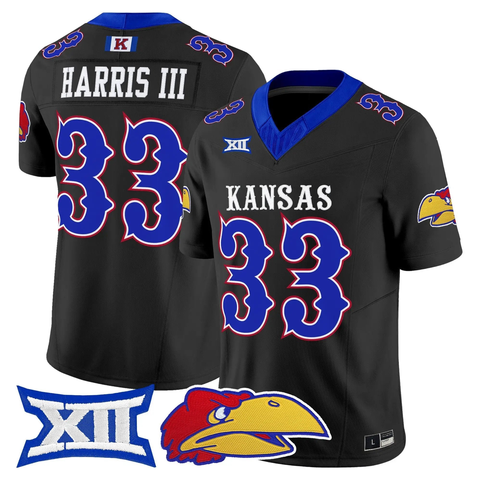 Kansas Jayhawks 2026 Vapor Limited Jersey - Stitched 11 KU 2026 Vapor Limited Jersey - Stitched by Digigearus