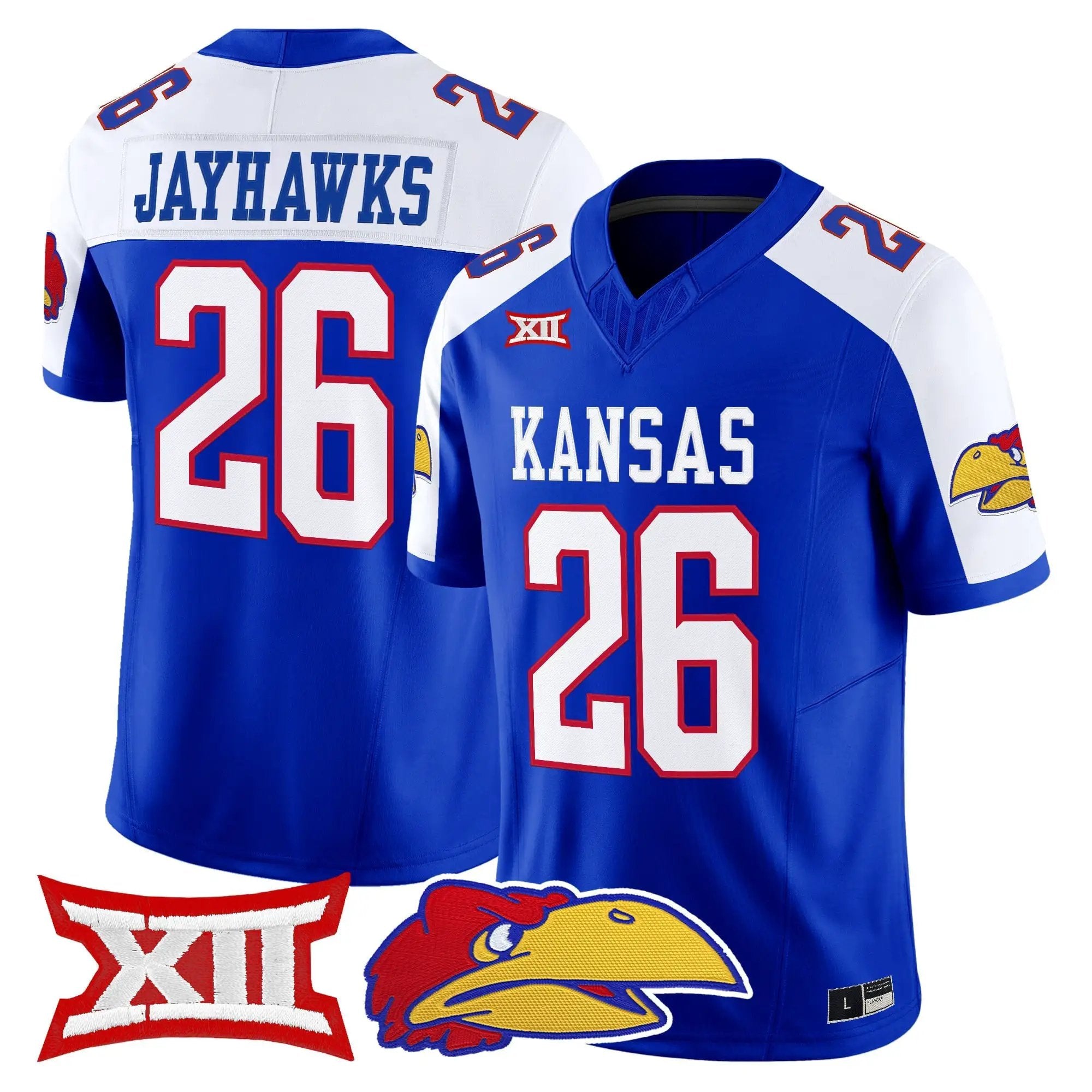 Kansas Jayhawks 2026 Vapor Limited Jersey - Stitched 37 KU 2026 Vapor Limited Jersey - Stitched by Digigearus
