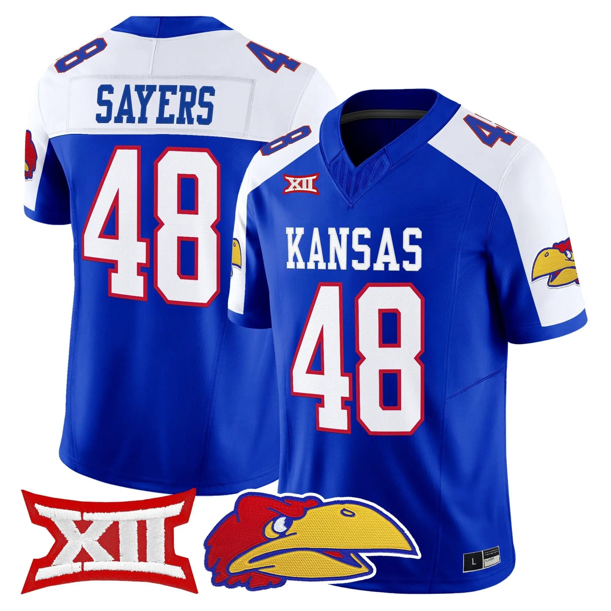 Kansas Jayhawks 2026 Vapor Limited Jersey - Stitched 36 KU 2026 Vapor Limited Jersey - Stitched by Digigearus