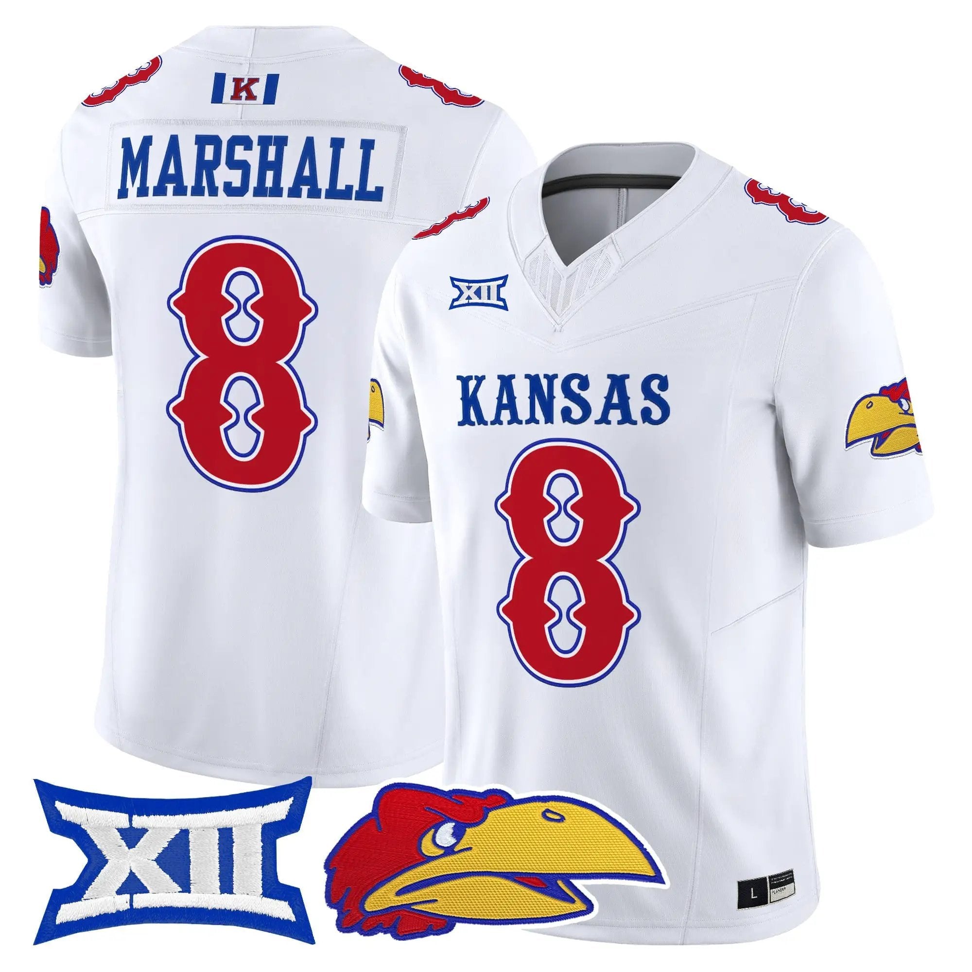 Kansas Jayhawks 2026 Vapor Limited Jersey - Stitched 3 KU 2026 Vapor Limited Jersey - Stitched by Digigearus
