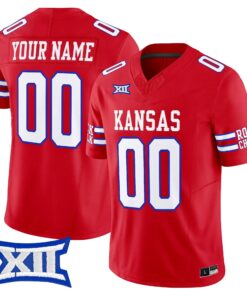 Kansas Jayhawks 2026 Vapor Limited Custom Jersey - Stitched 5 KU 2026 Vapor Limited Custom Jersey - Stitched by Digigearus
