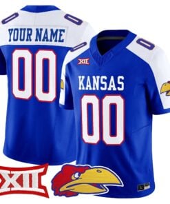 Kansas Jayhawks 2026 Vapor Limited Custom Jersey - Stitched 6 KU 2026 Vapor Limited Custom Jersey - Stitched by Digigearus