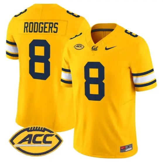 Aaron Rodgers #8 Golden Bears Jersey 2026 Vapor Limited - All Stitched by My Store NCAA Football Jerseys
