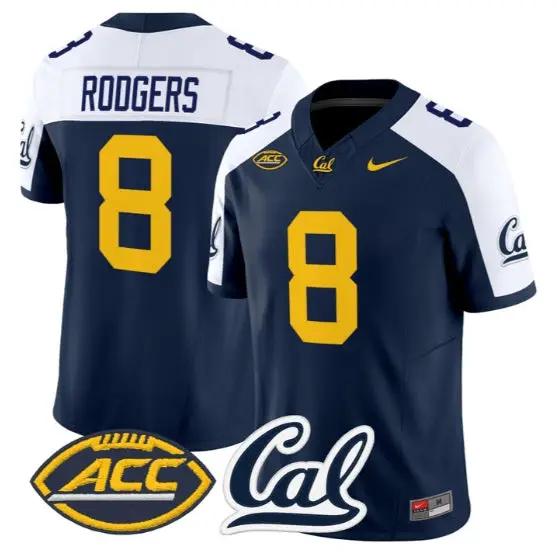 Aaron Rodgers #8 Golden Bears Jersey 2026 Vapor Limited - All Stitched by My Store NCAA Football Jerseys