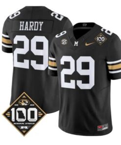 Ahmad Hardy Jersey #29 Missouri Tigers 100th Anniversary 2026 Edition Stitched by My Store NCAA Football Jerseys
