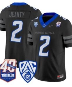 Ashton Jeanty Jersey #2 Boise State Broncos 2026 Limited Stitched by My Store NCAA Football Jerseys