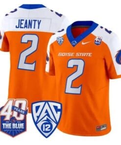 Ashton Jeanty Jersey #2 Boise State Broncos 2026 Limited Stitched by My Store NCAA Football Jerseys