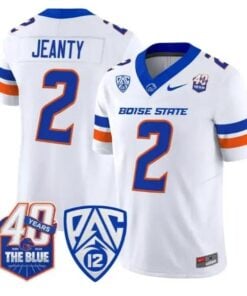Ashton Jeanty Jersey #2 Boise State Broncos 2026 Limited Stitched by My Store NCAA Football Jerseys