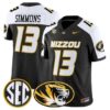 Austin Simmons #13 Missouri Tigers Jersey 2026 Vapor Limited Stitched by My Store NCAA Football Jerseys