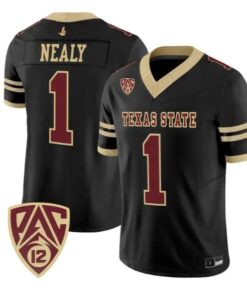 Barrick Nealy Jersey #1 Texas State Bobcats 2026 Vapor All Stitched by My Store NCAA Football Jerseys