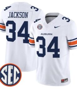 Bo Jackson #34 Auburn Tigers Jersey 2026 Vapor Limited Stitched by My Store NCAA Football Jerseys