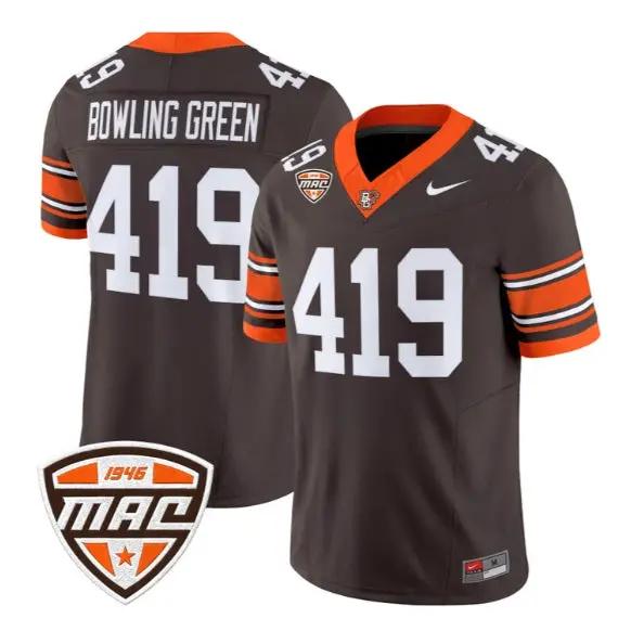 Bowling Green #419 Bowling Green Falcons Jersey 2026 Vapor Stitched by My Store NCAA Football Jerseys