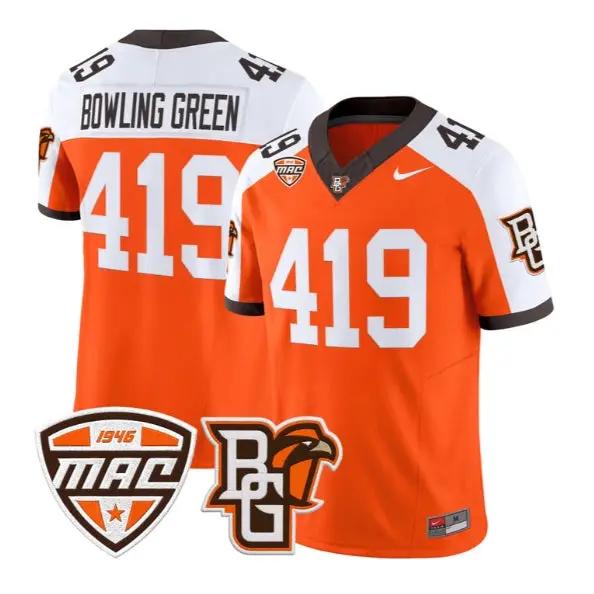 Bowling Green #419 Bowling Green Falcons Jersey 2026 Vapor Stitched by My Store NCAA Football Jerseys