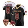 Brad_Jackson_Jersey_8_Texas_State_Bobcats_2026_Vapor_All_Stitched_Black_Alter - Robert Henrys Brad Jackson Jersey #8 Texas State Bobcats 2026 Vapor All Stitched by My Store NCAA Football Jerseys