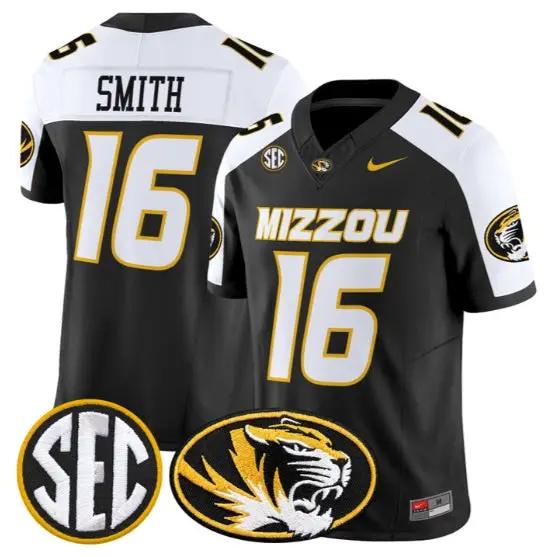 Brad Smith #16 Missouri Tigers Jersey 2026 Vapor Limited All Stitched by My Store NCAA Football Jerseys