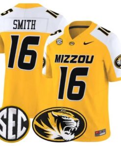 Brad Smith #16 Missouri Tigers Jersey 2026 Vapor Limited All Stitched by My Store NCAA Football Jerseys