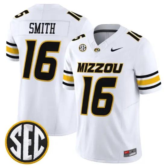 Brad Smith #16 Missouri Tigers Jersey 2026 Vapor Limited All Stitched by My Store NCAA Football Jerseys