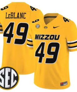 Brett Le Blanc #49 Missouri Tigers Jersey 2026 Vapor Limited Stitched by My Store NCAA Football Jerseys