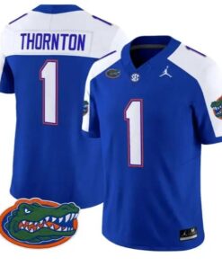 Bryce Thornton #1 Florida Gators Jersey 2026 Vapor Limited Stitched by My Store NCAA Football Jerseys