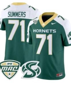 Bryson Summers Jersey #71 Sacramento State Hornets 2026 All Stitched by My Store NCAA Football Jerseys