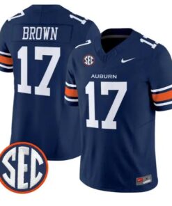 Byrum Brown #17 Auburn Tigers Jersey 2026 Vapor Limited All Stitched by My Store NCAA Football Jerseys