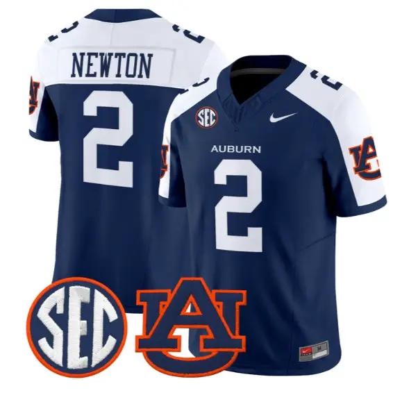 Cam Newton #2 Auburn Tigers Jersey 2026 Vapor Limited All Stitched by My Store NCAA Football Jerseys