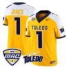Cameron Jones Jersey #1 Toledo Rockets 2026 Vapor Limited All Stitched by My Store NCAA Football Jerseys