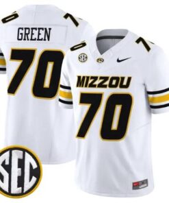 Cayden Green #70 Missouri Tigers Jersey 2026 Vapor Limited Stitched by My Store NCAA Football Jerseys