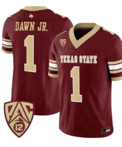 Chris Dawn Jr Jersey #1 Texas State Bobcats 2026 Vapor All Stitched by My Store NCAA Football Jerseys