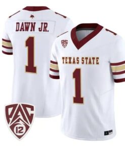Chris Dawn Jr Jersey #1 Texas State Bobcats 2026 Vapor All Stitched by My Store NCAA Football Jerseys