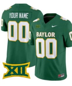 Custom Baylor Bears Throwback Jersey Name, Number 2026 Vapor Limited Stitched by My Store NCAA Football Jerseys