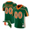 Custom Miami Hurricanes Jersey Name, Number 2026 Vapor Limited Stitched Green by My Store NCAA Football Jerseys
