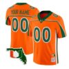 Custom Miami Hurricanes Jersey Name, Number 2026 Vapor Limited Stitched Orange by My Store NCAA Football Jerseys